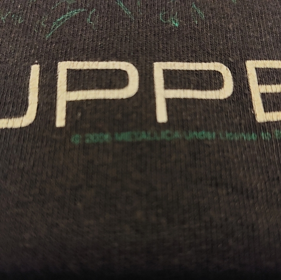 Metallica Master of Puppets 2006 black Tee Size Large - Picture 3 of 9